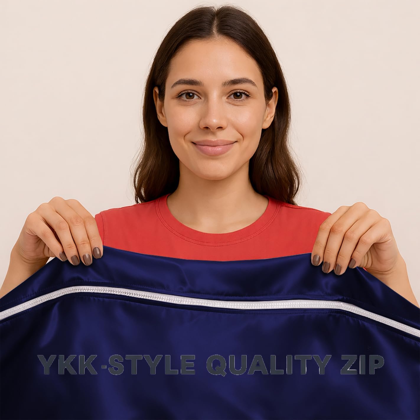Zipper Fitted Sheet Soft Silk