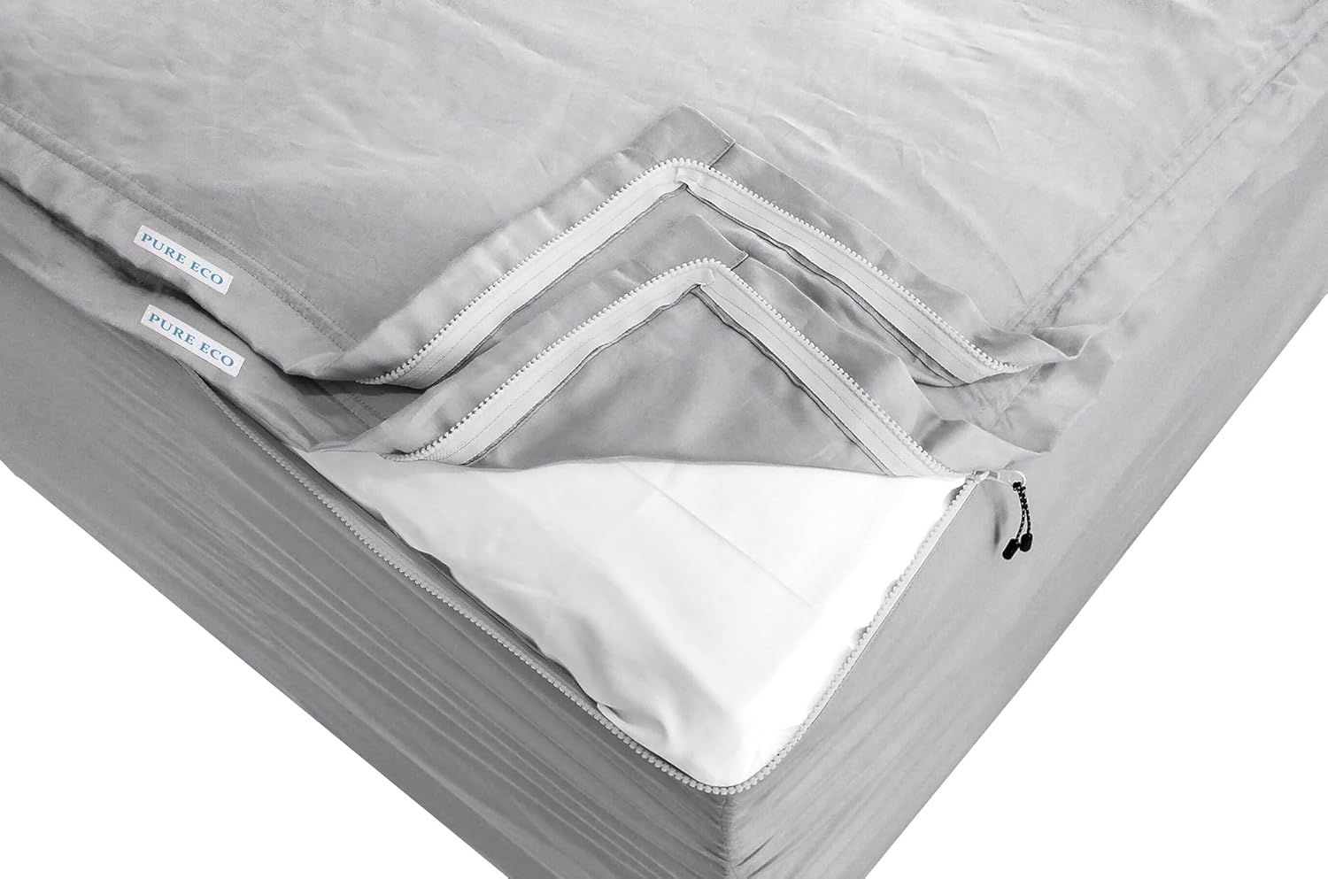 Zipper Fitted Sheet Soft Cotton