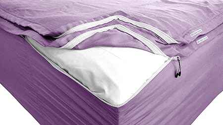 Ziper Fitted Sheet Cotton
