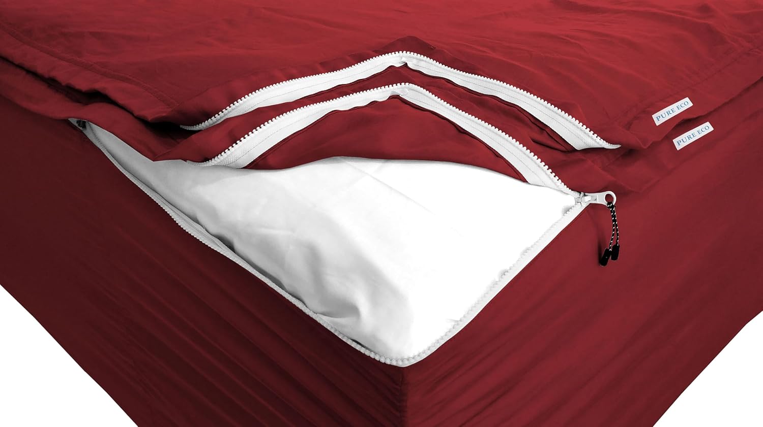 Zipper Fitted Sheet Soft Cotton