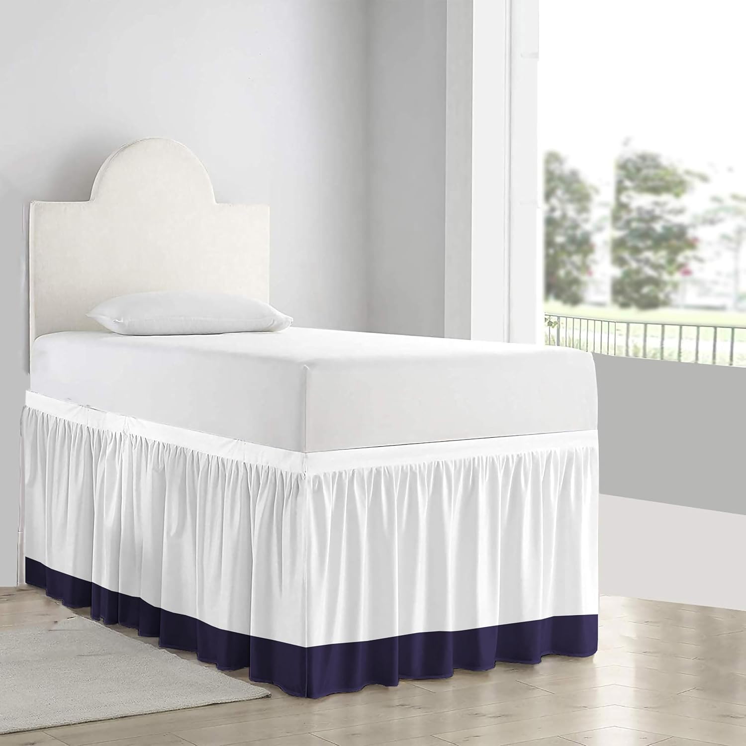 Microfiber Bed Skirt Twin-XL