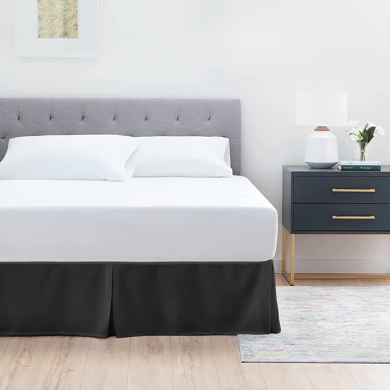 Microfiber Box Plated Bedskirts
