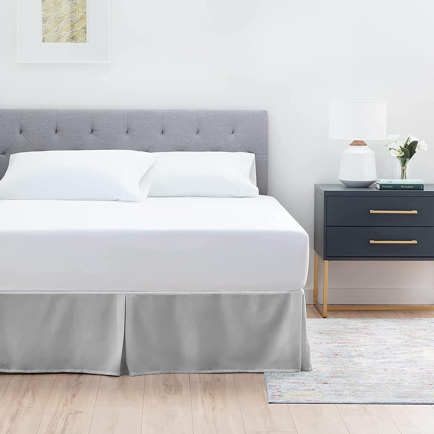 Microfiber Box Plated Bedskirts