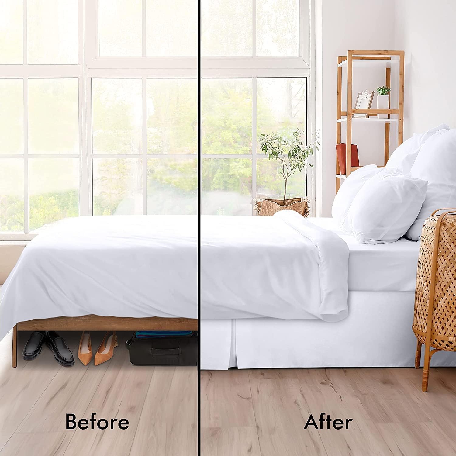 Microfiber Box Plated Bedskirts