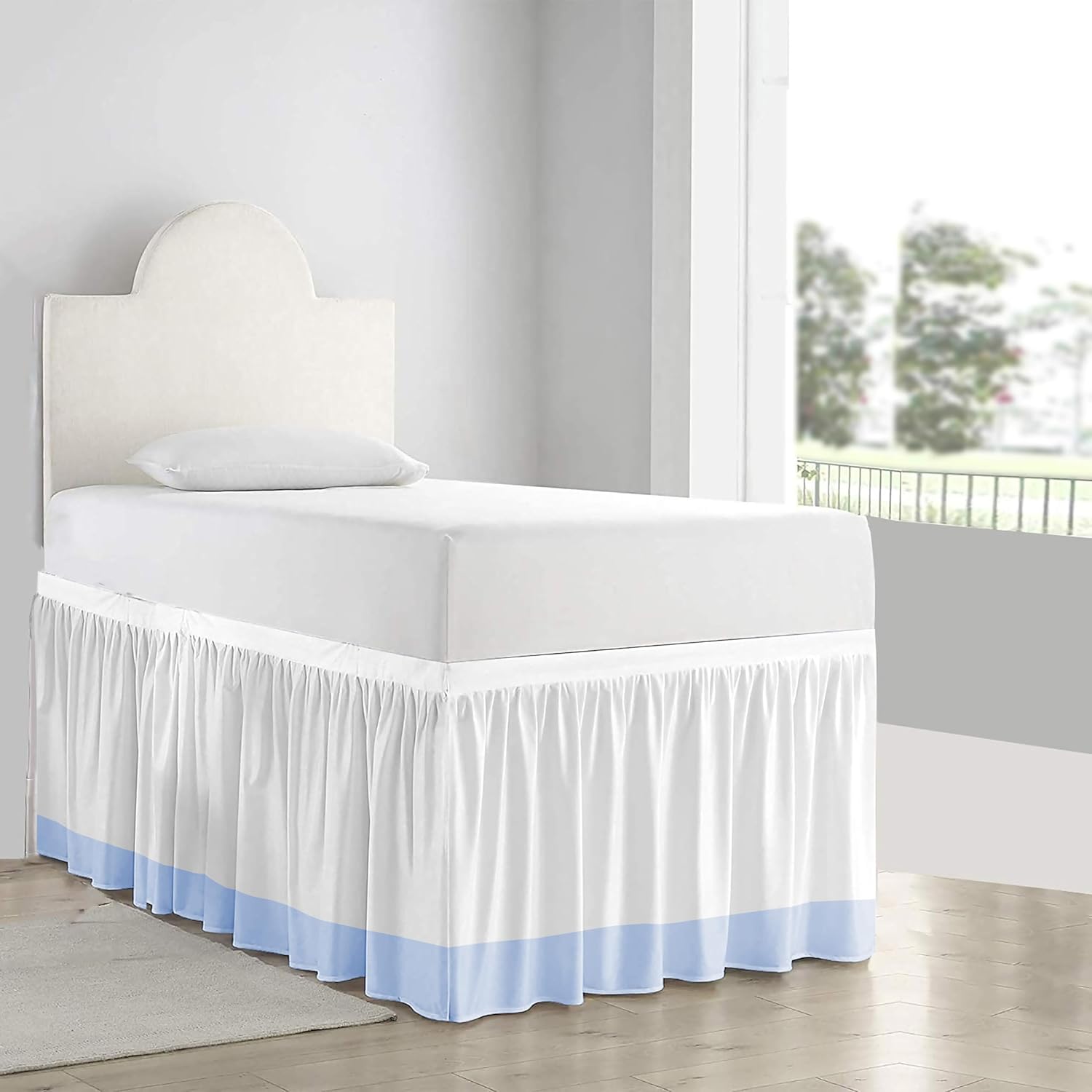 Microfiber Bed Skirt Twin-XL