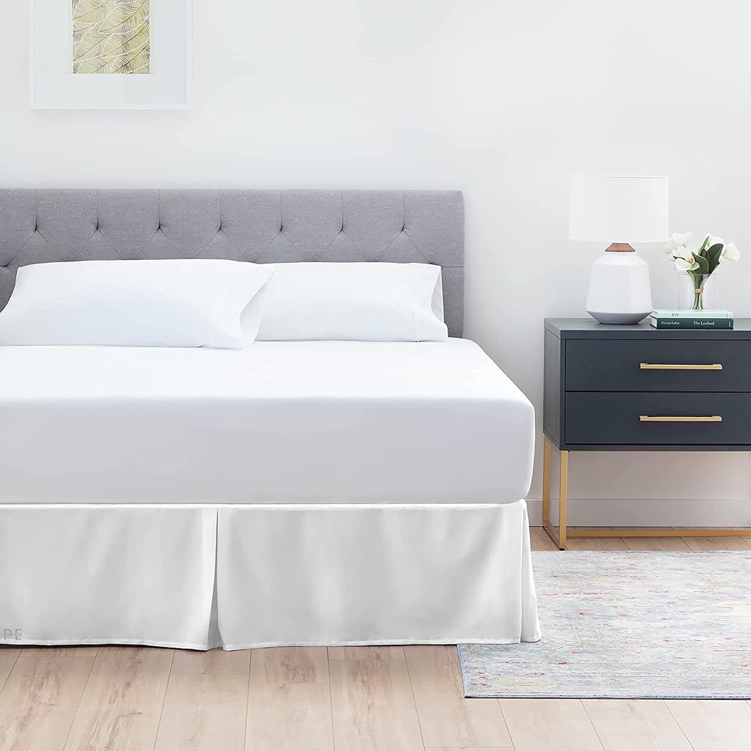 Microfiber Box Plated Bedskirts
