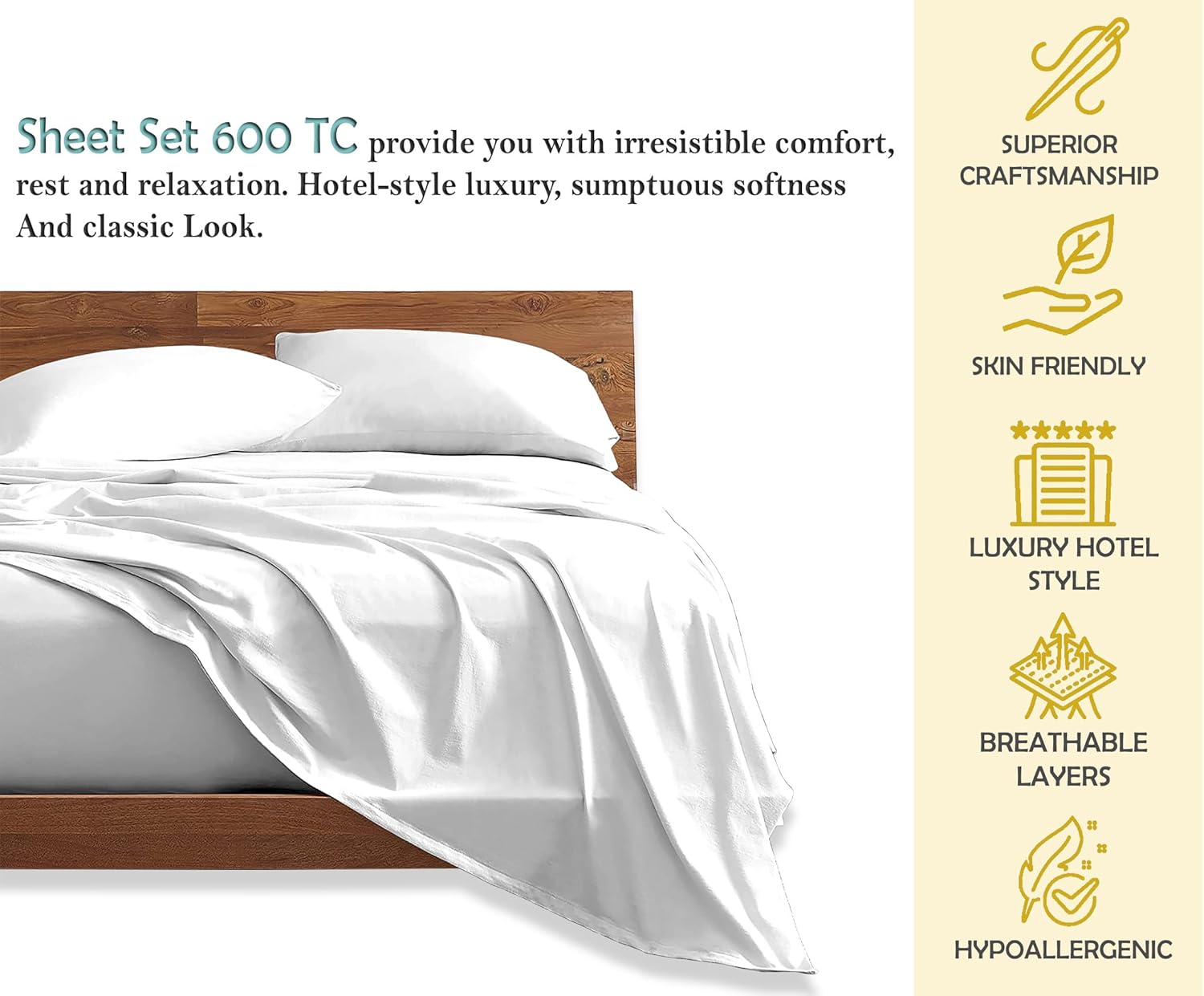 Natural Cotton Sheet Set