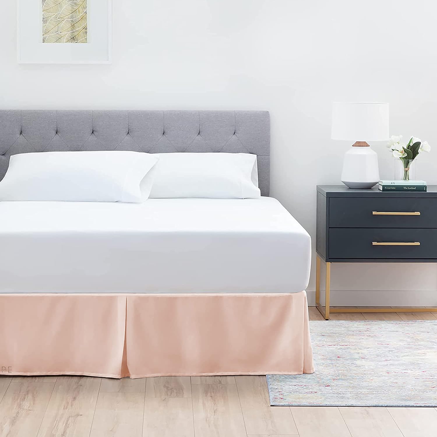Microfiber Box Plated Bedskirts