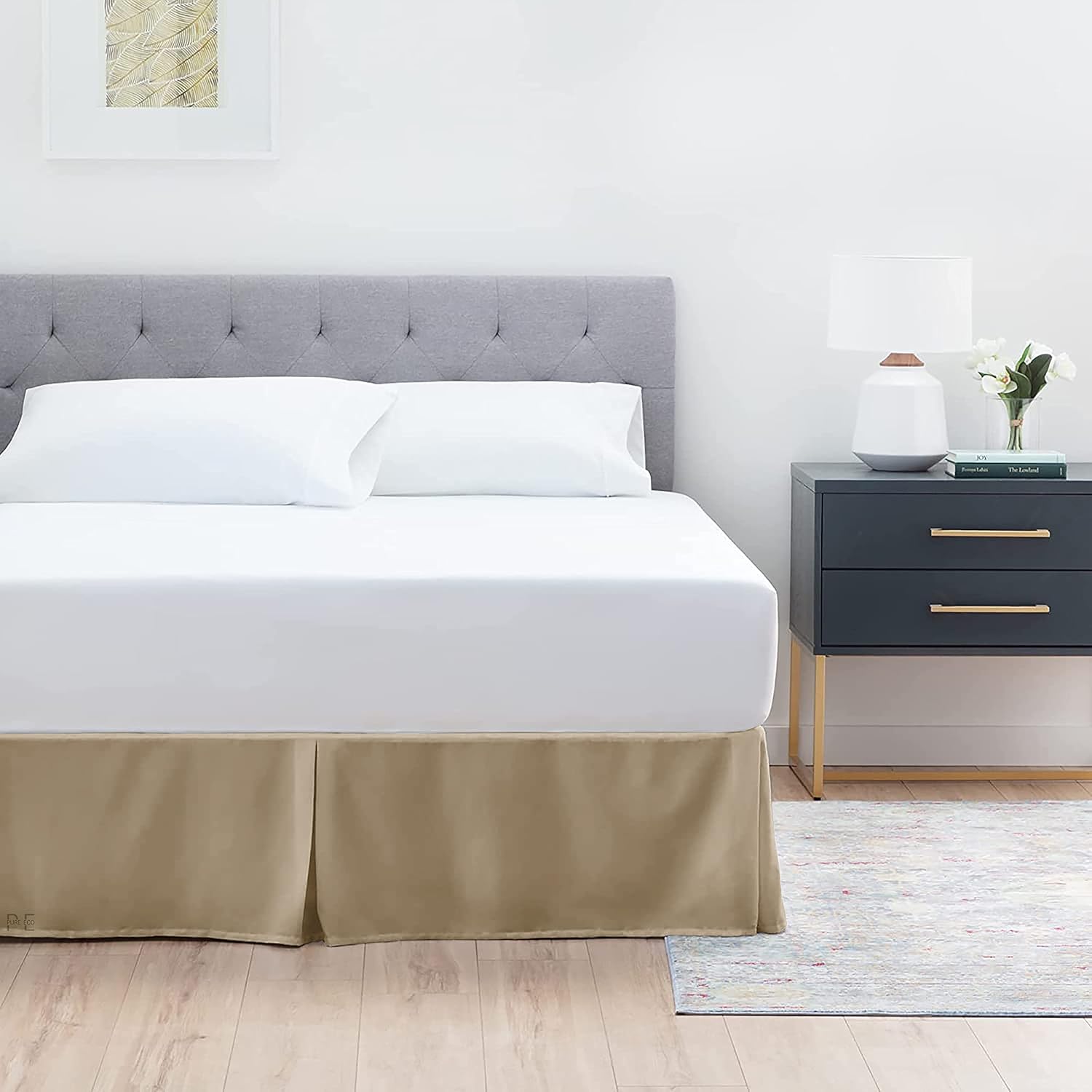 Microfiber Box Plated Bedskirts
