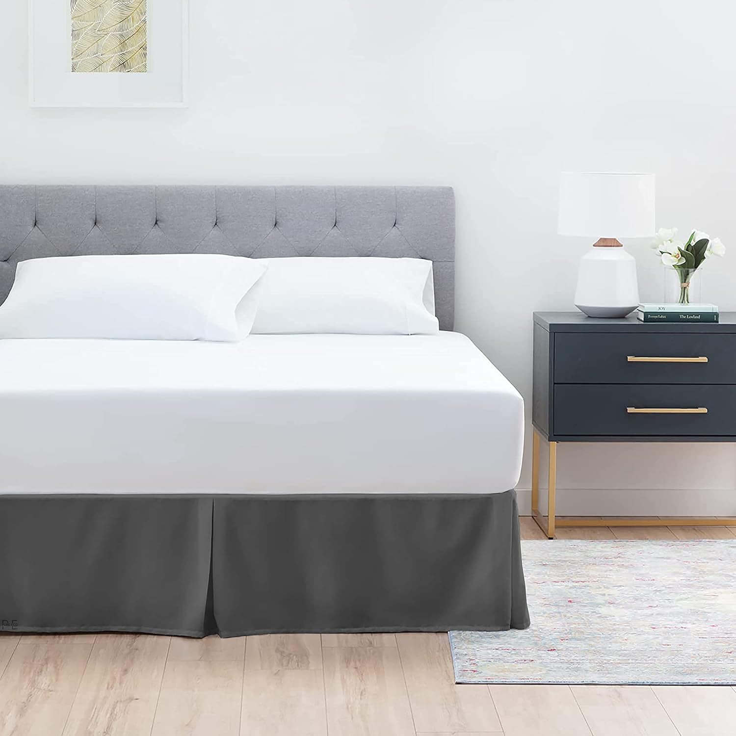 Microfiber Box Plated Bedskirts