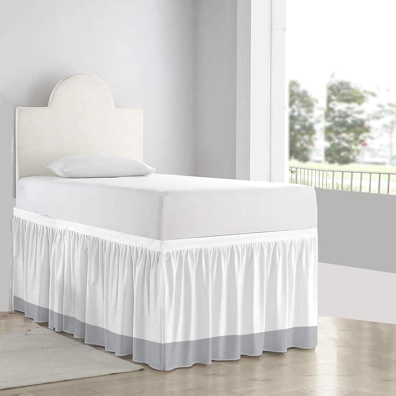 Microfiber Bed Skirt Twin-XL
