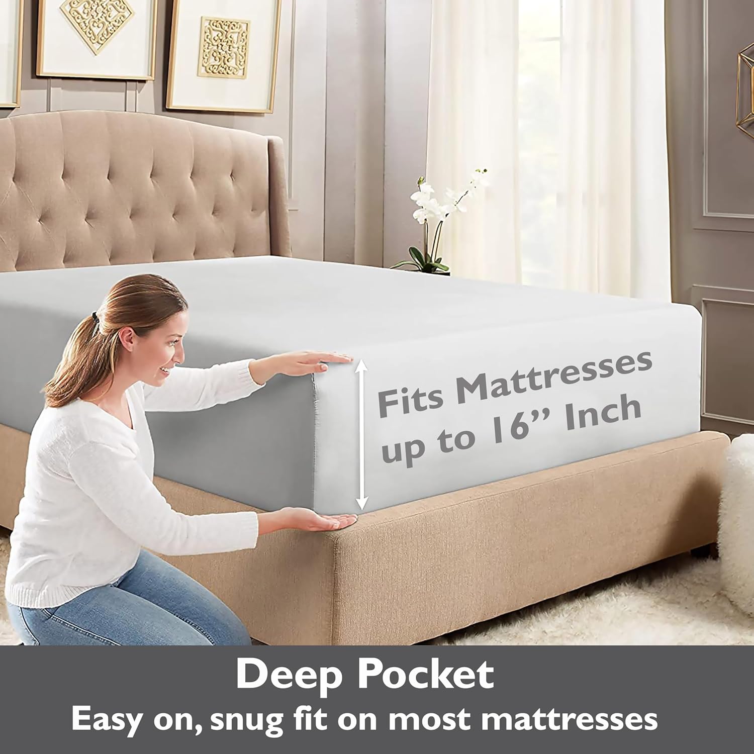 Natural Cotton Sheet Set