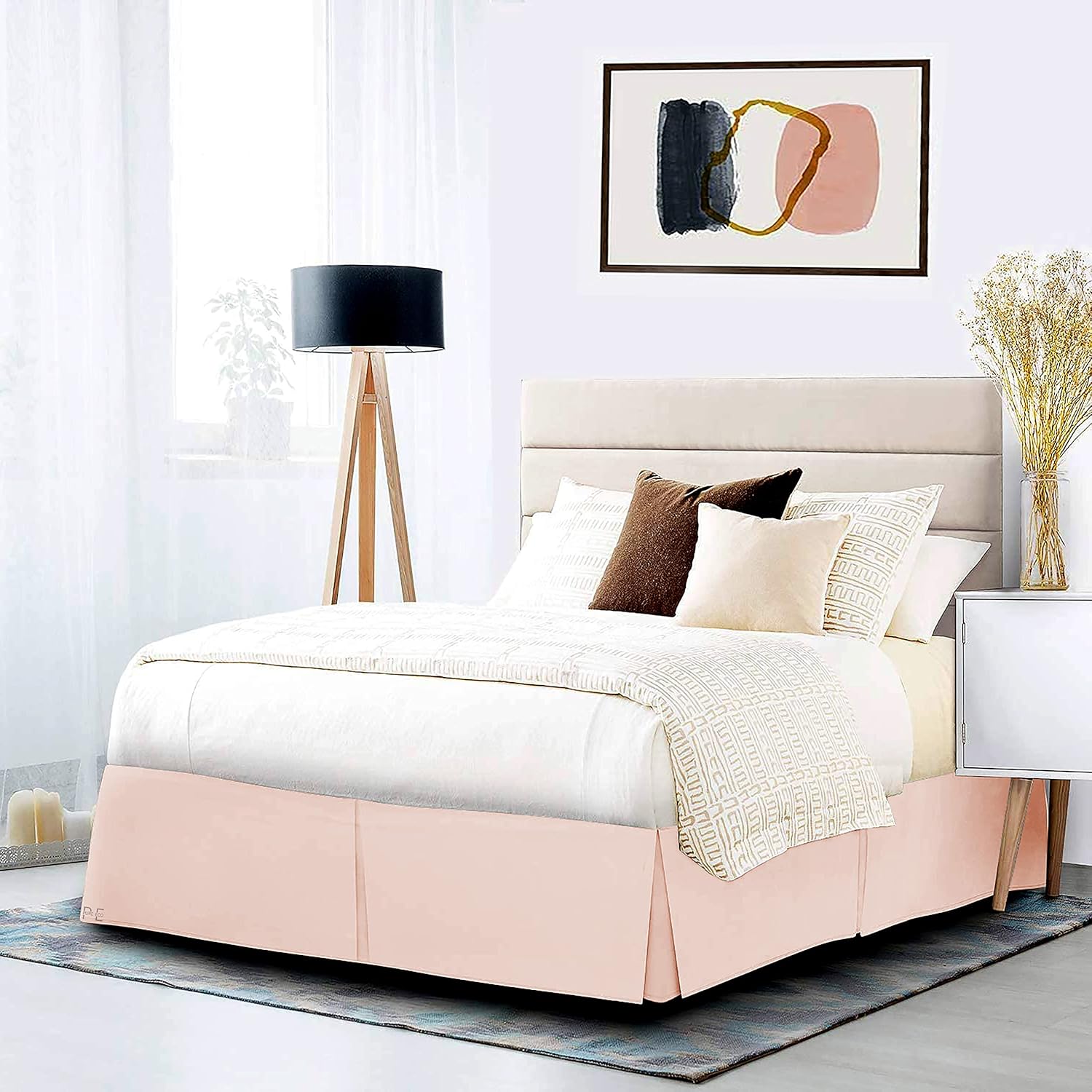 Microfiber Box Plated Bedskirts