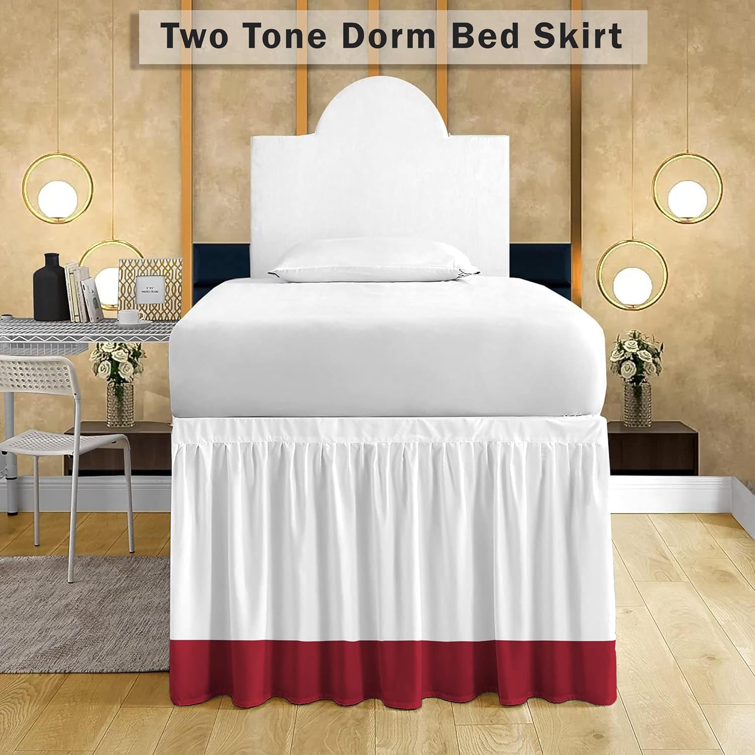 Microfiber Bed Skirt Twin-XL