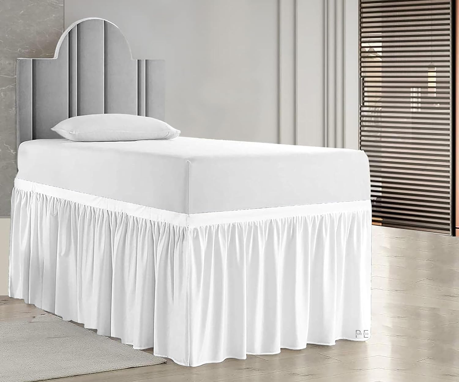 Microfiber Bed Skirt Twin-XL