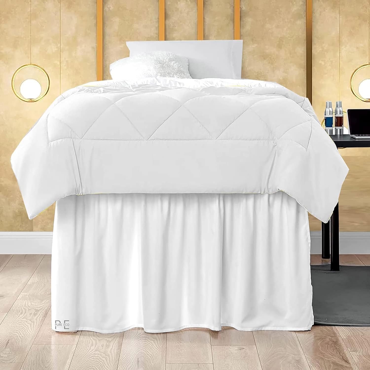 Microfiber Bed Skirt Twin-XL