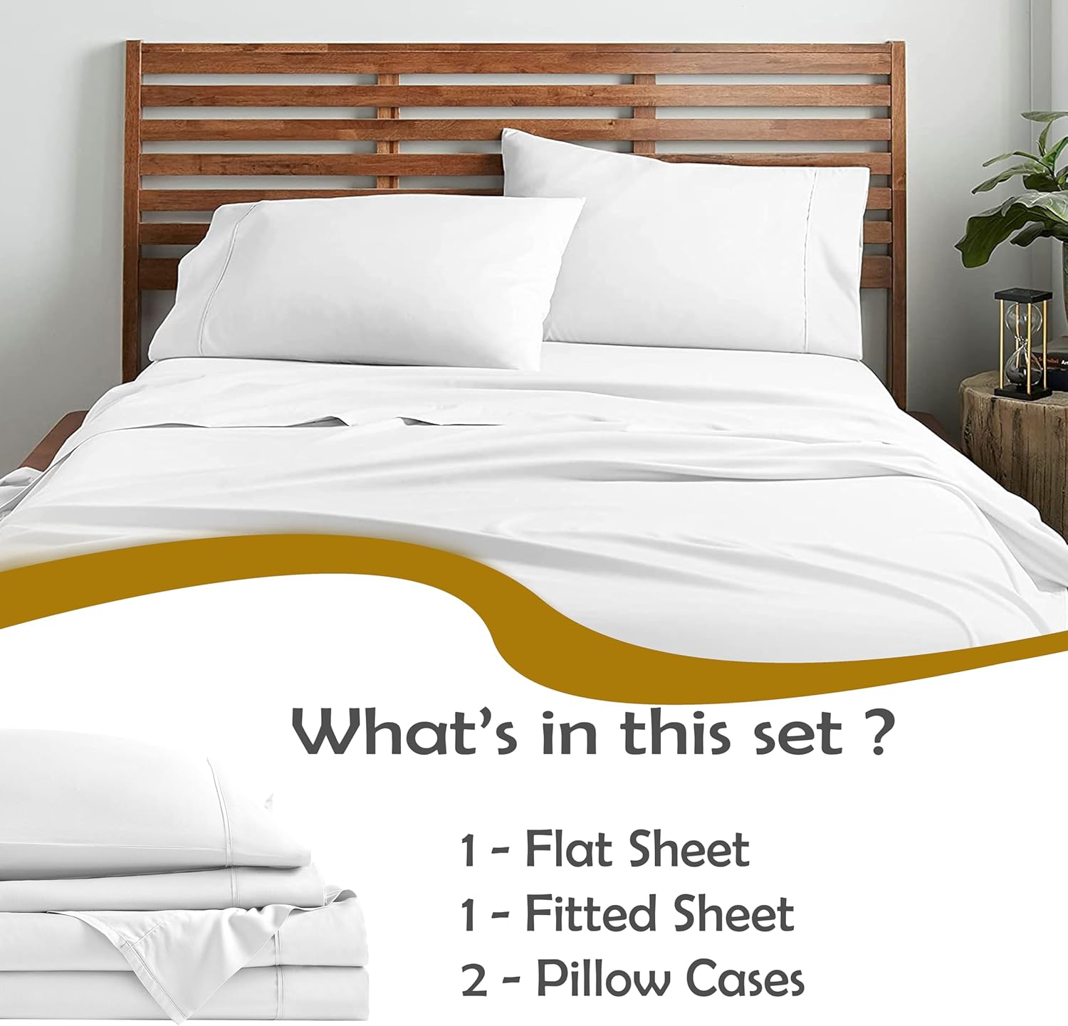 Natural Cotton Sheet Set