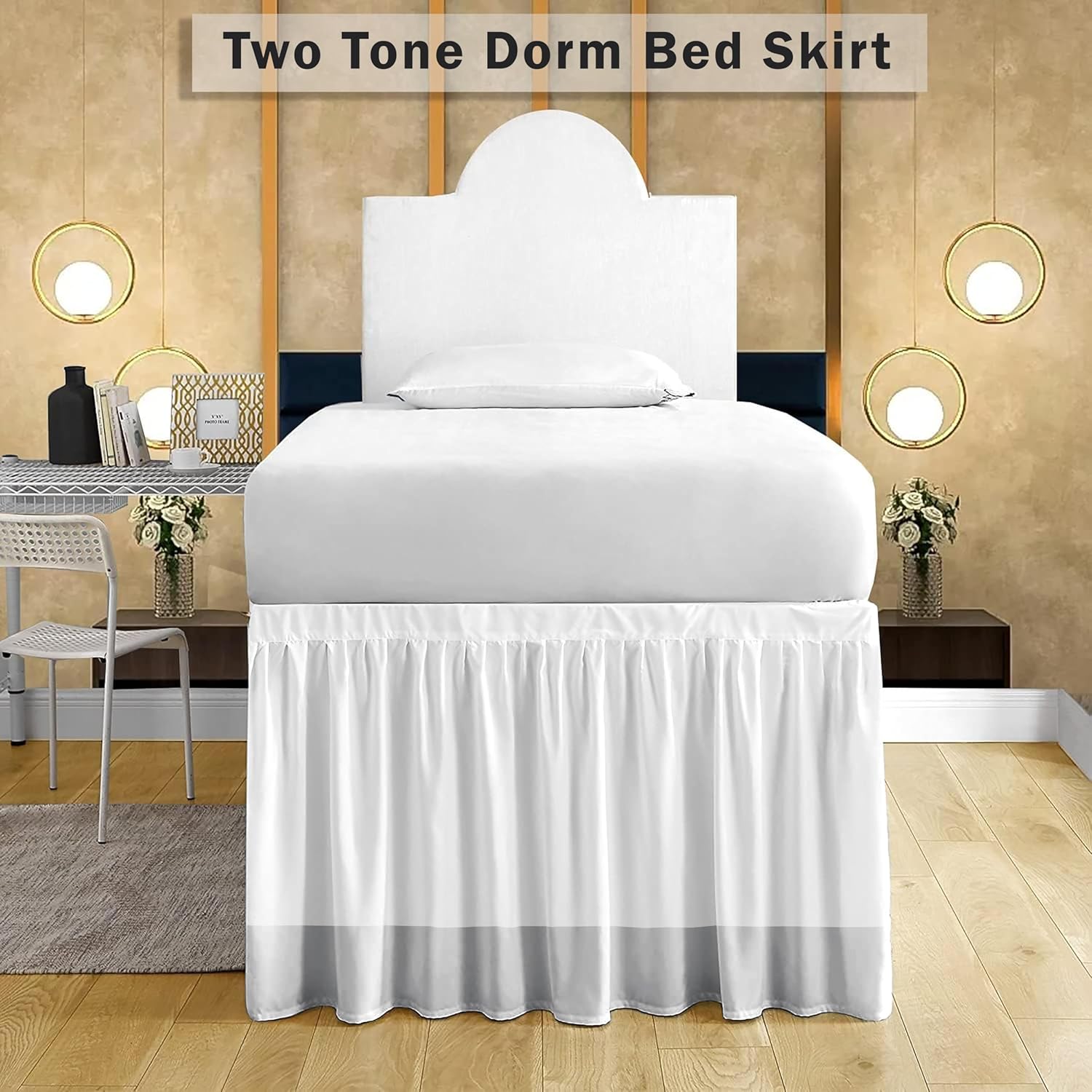 Microfiber Bed Skirt Twin-XL