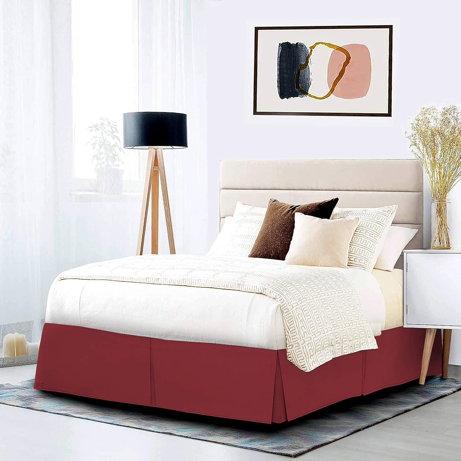 Microfiber Box Plated Bedskirts