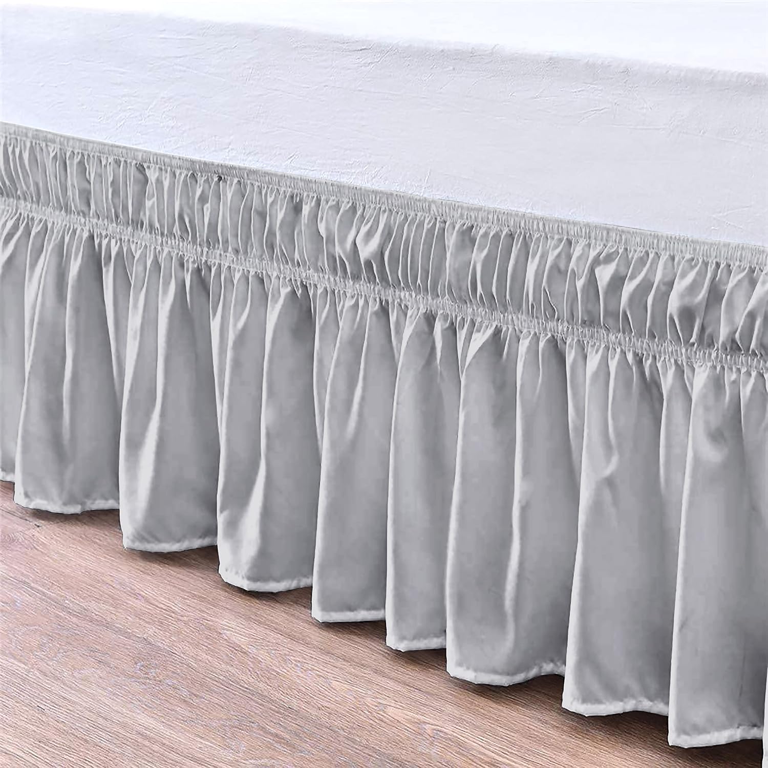 Wrap Around Ruffle Bed Skirt Microfiber Bedskirts