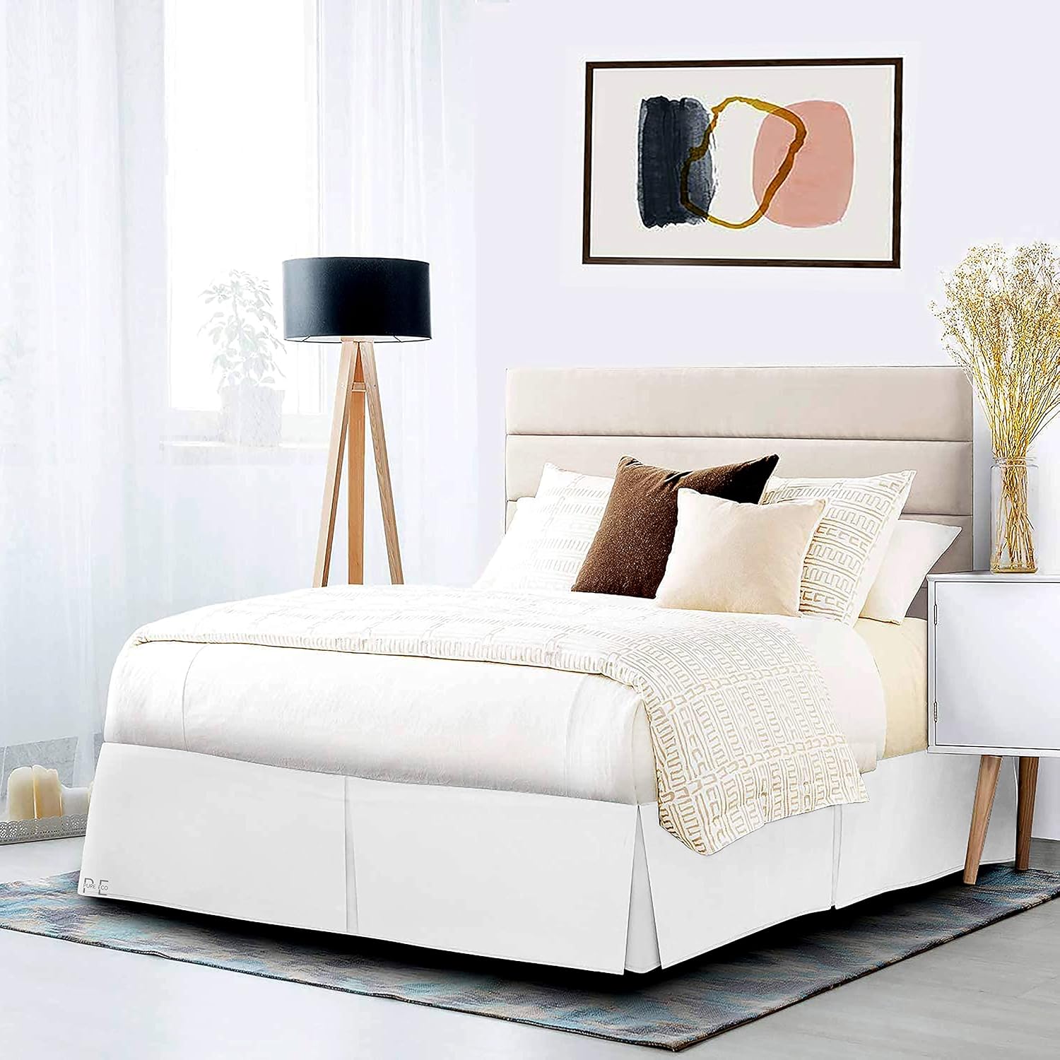 Microfiber Box Plated Bedskirts