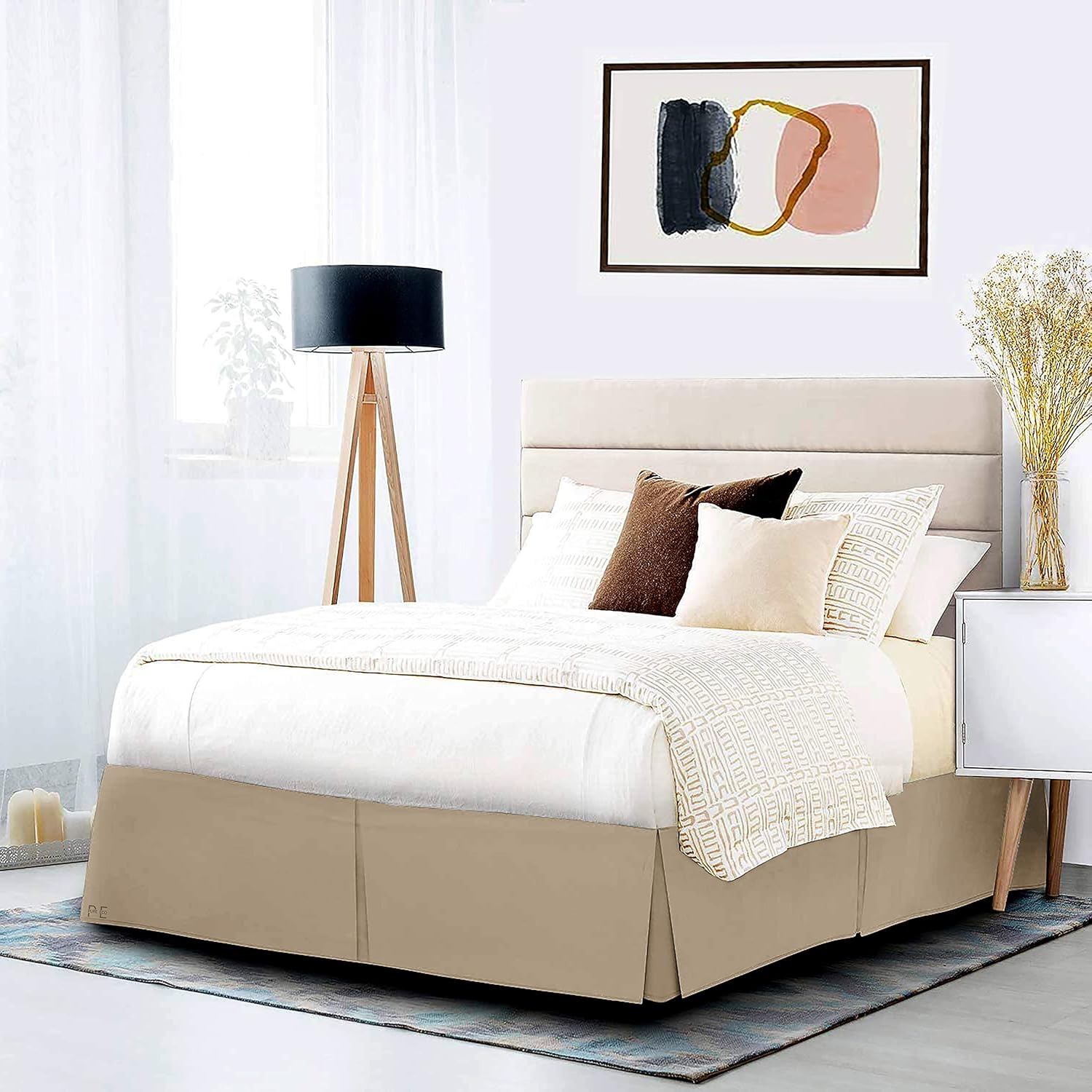 Microfiber Box Plated Bedskirts