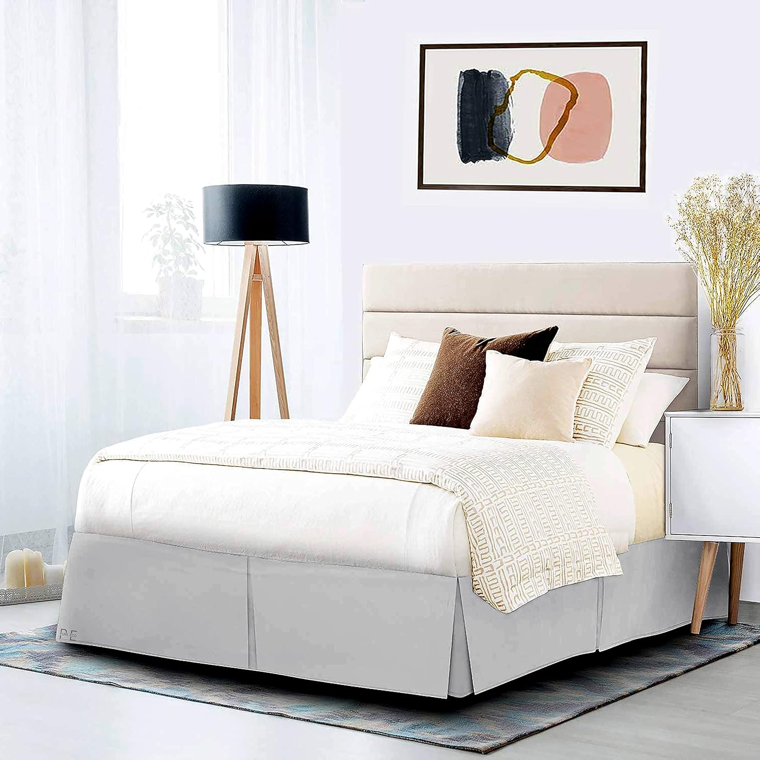 Microfiber Box Plated Bedskirts