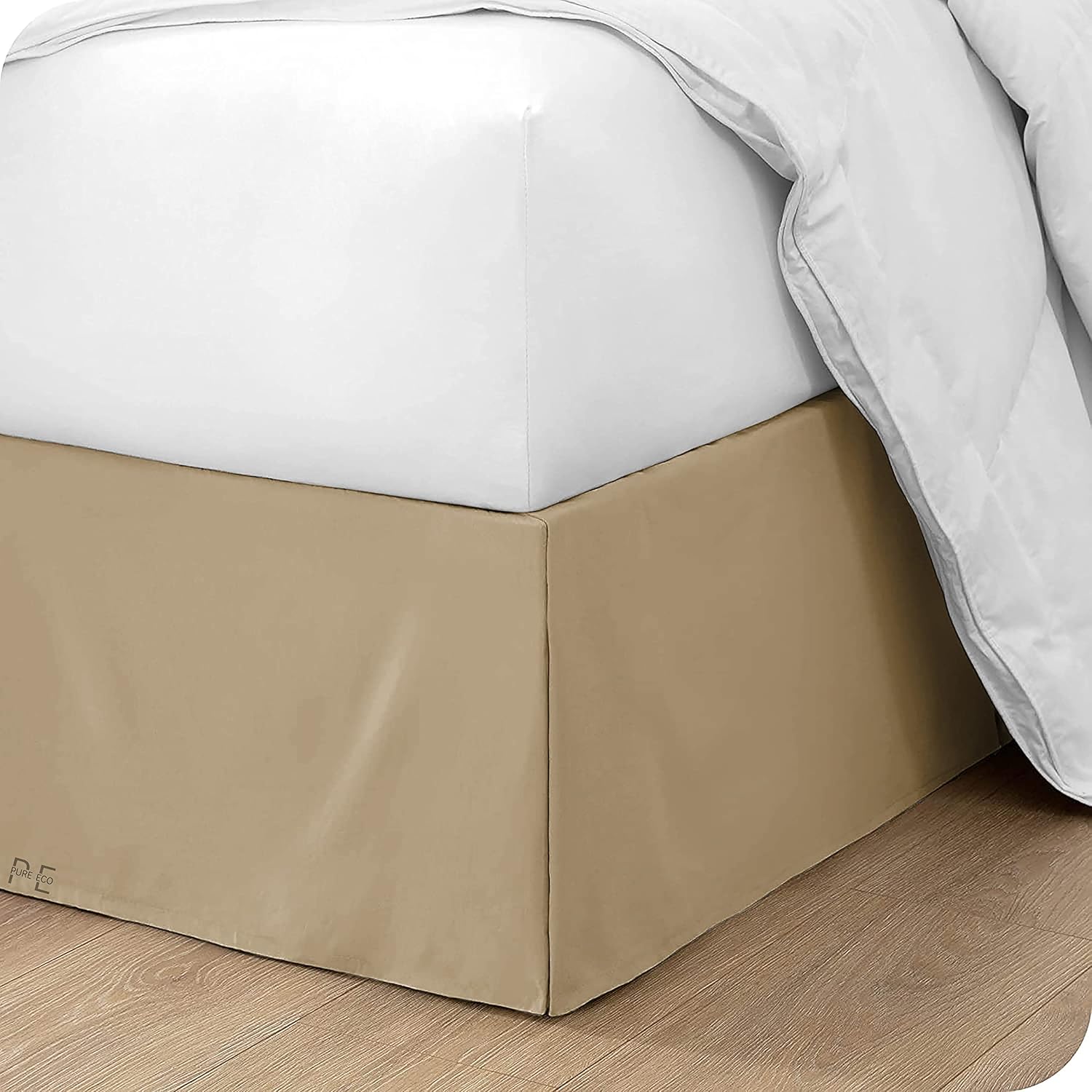 Microfiber Box Plated Bedskirts