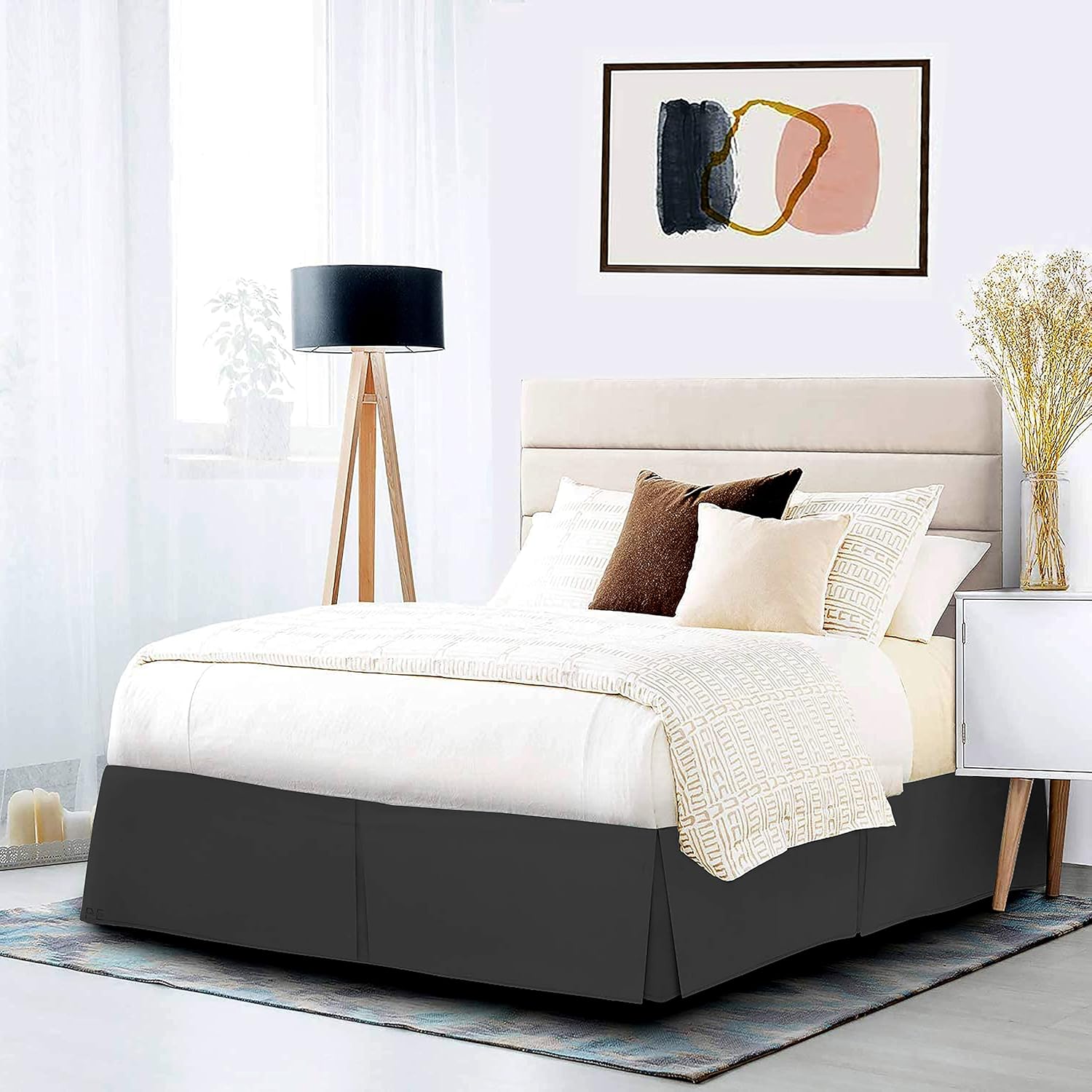Microfiber Box Plated Bedskirts