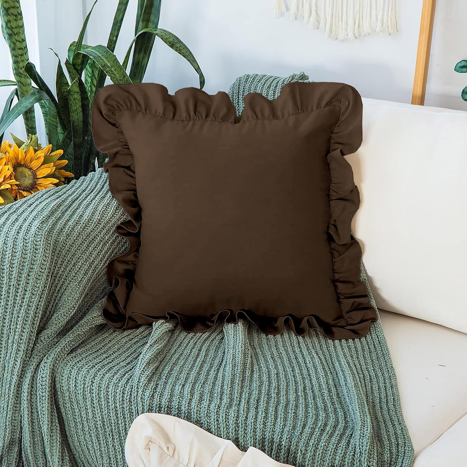 Ruffle Pillow Pack Of 2