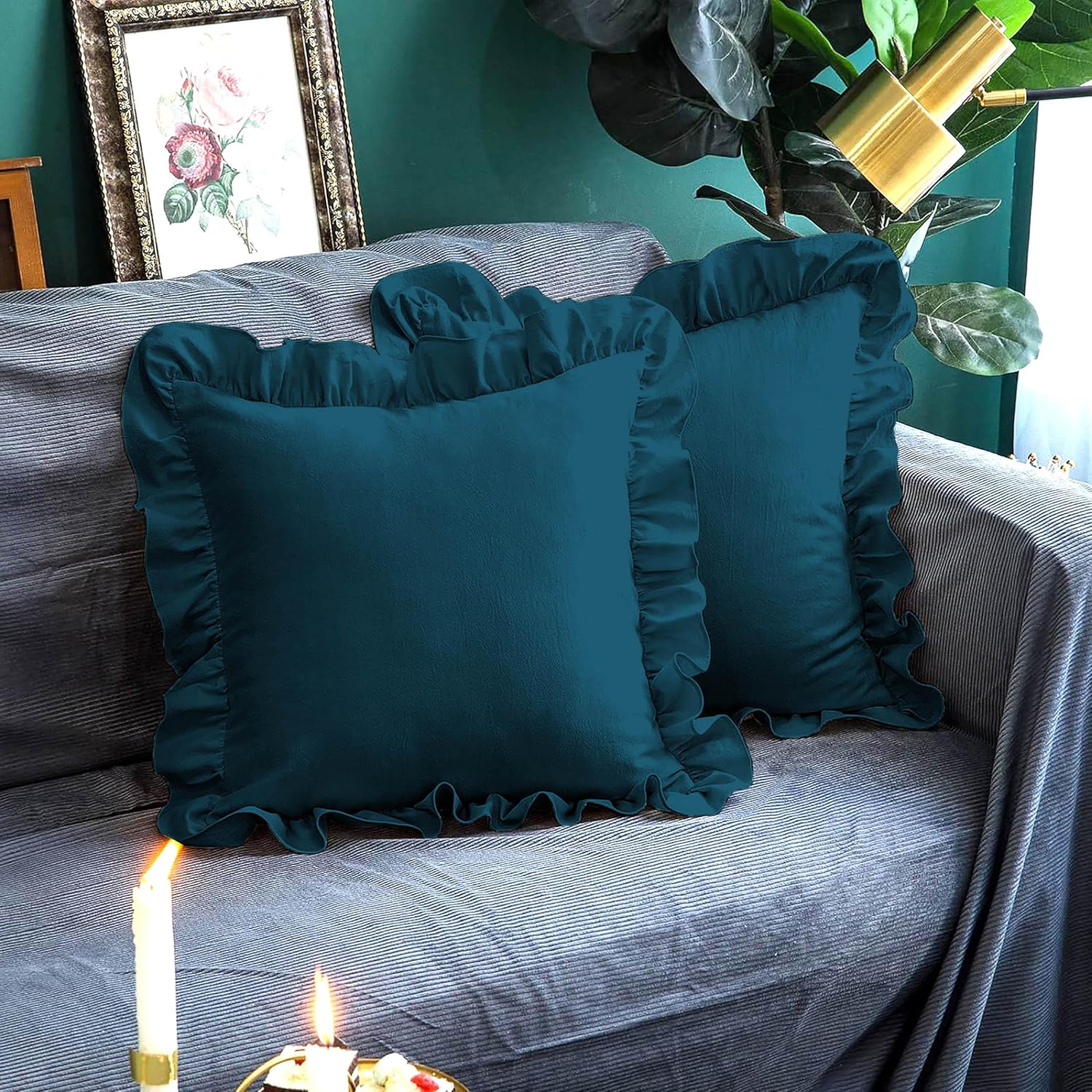 Ruffle Pillow Pack Of 2
