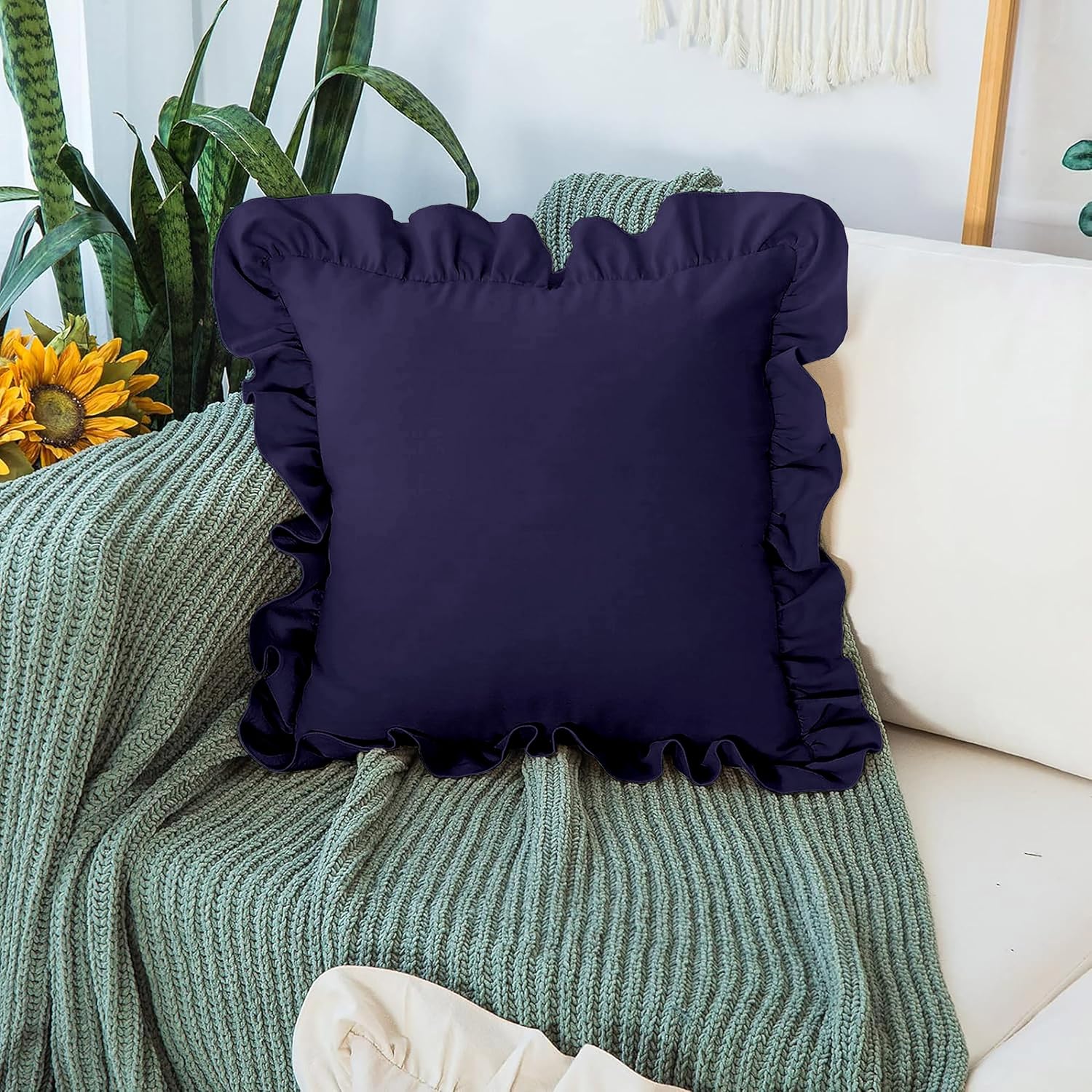 Ruffle Pillow Pack Of 2