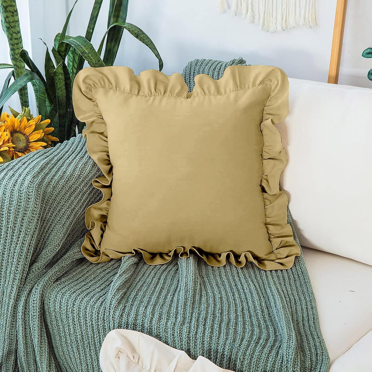 Ruffle Pillow Pack Of 2