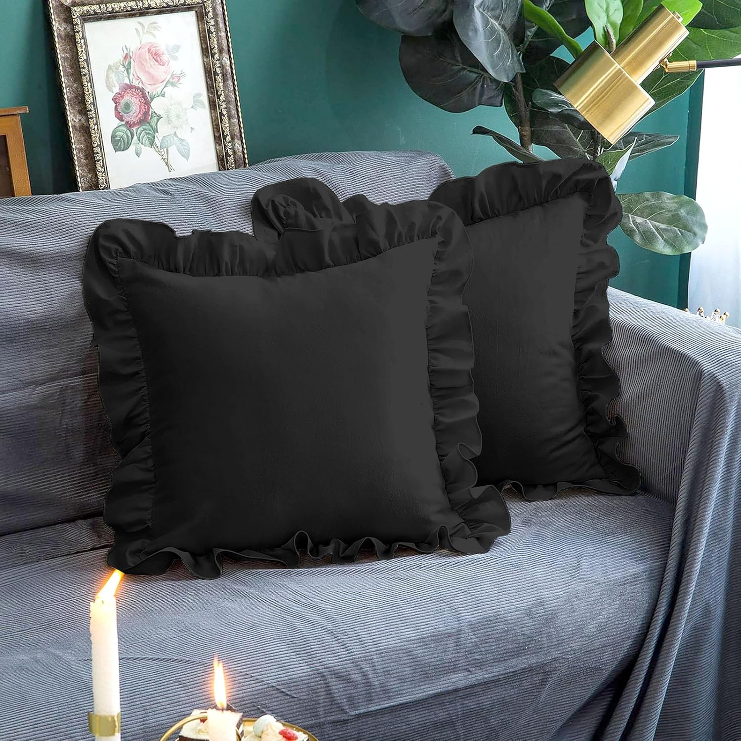 Ruffle Pillow Pack Of 2