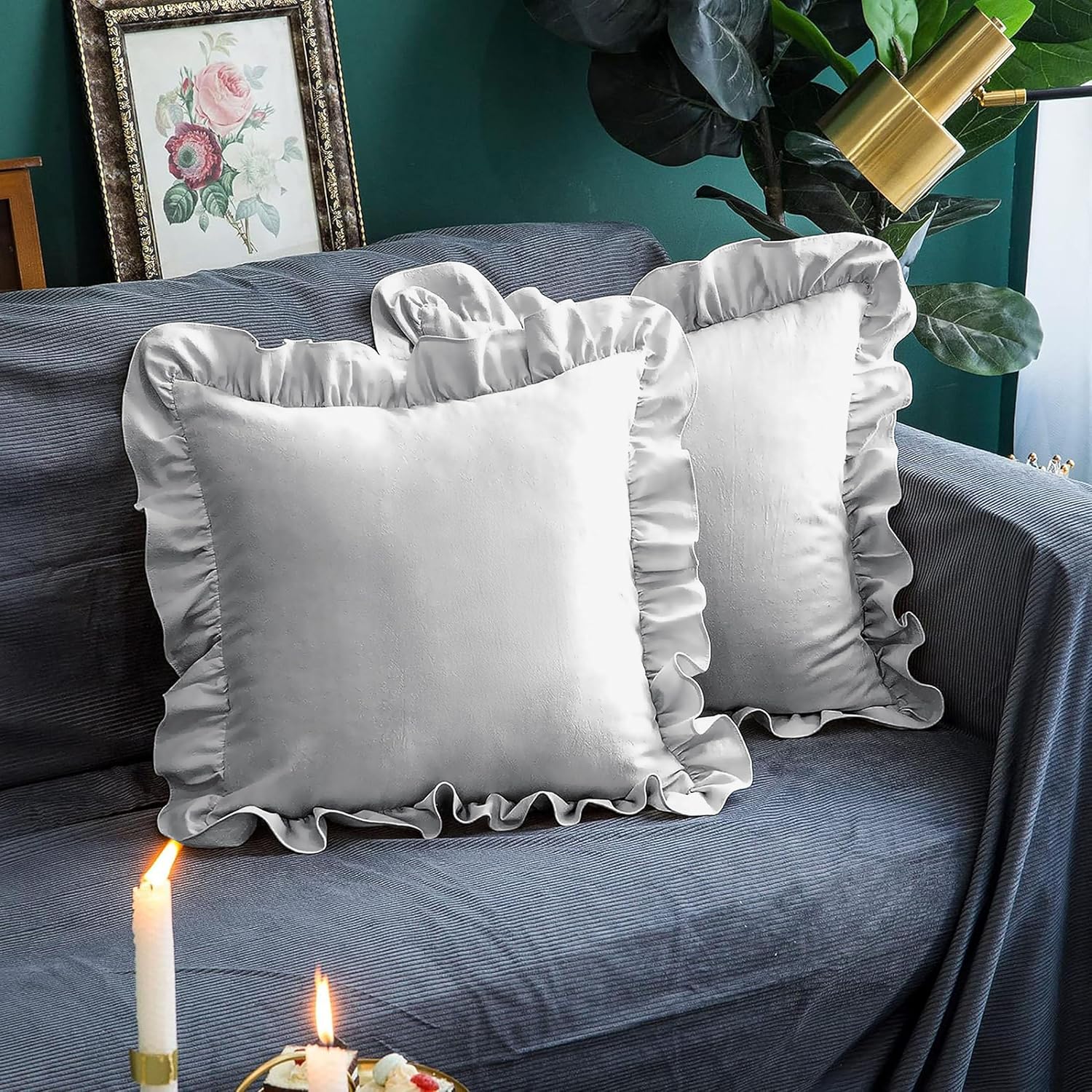 Ruffle Pillow Pack Of 2