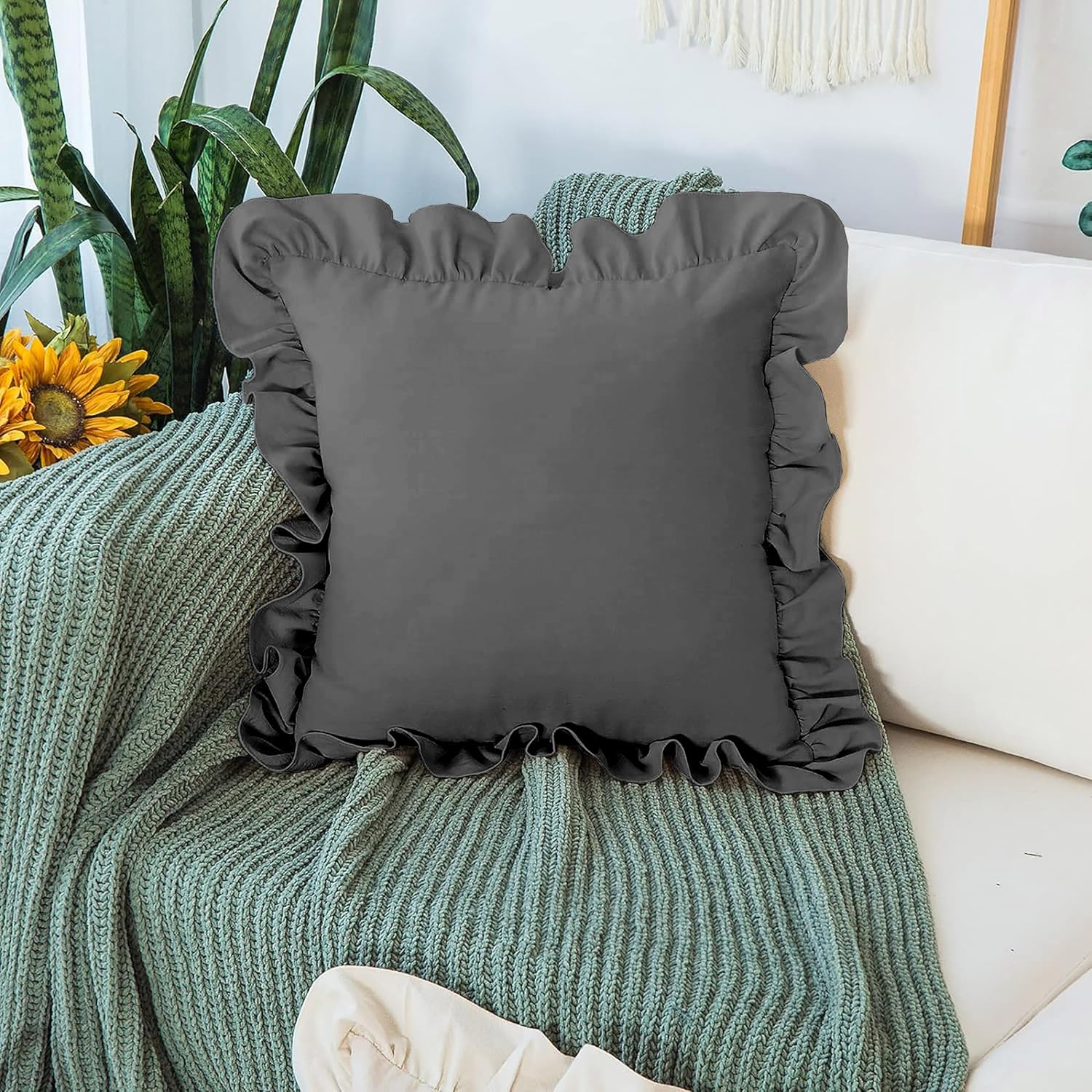 Ruffle Pillow Pack Of 2