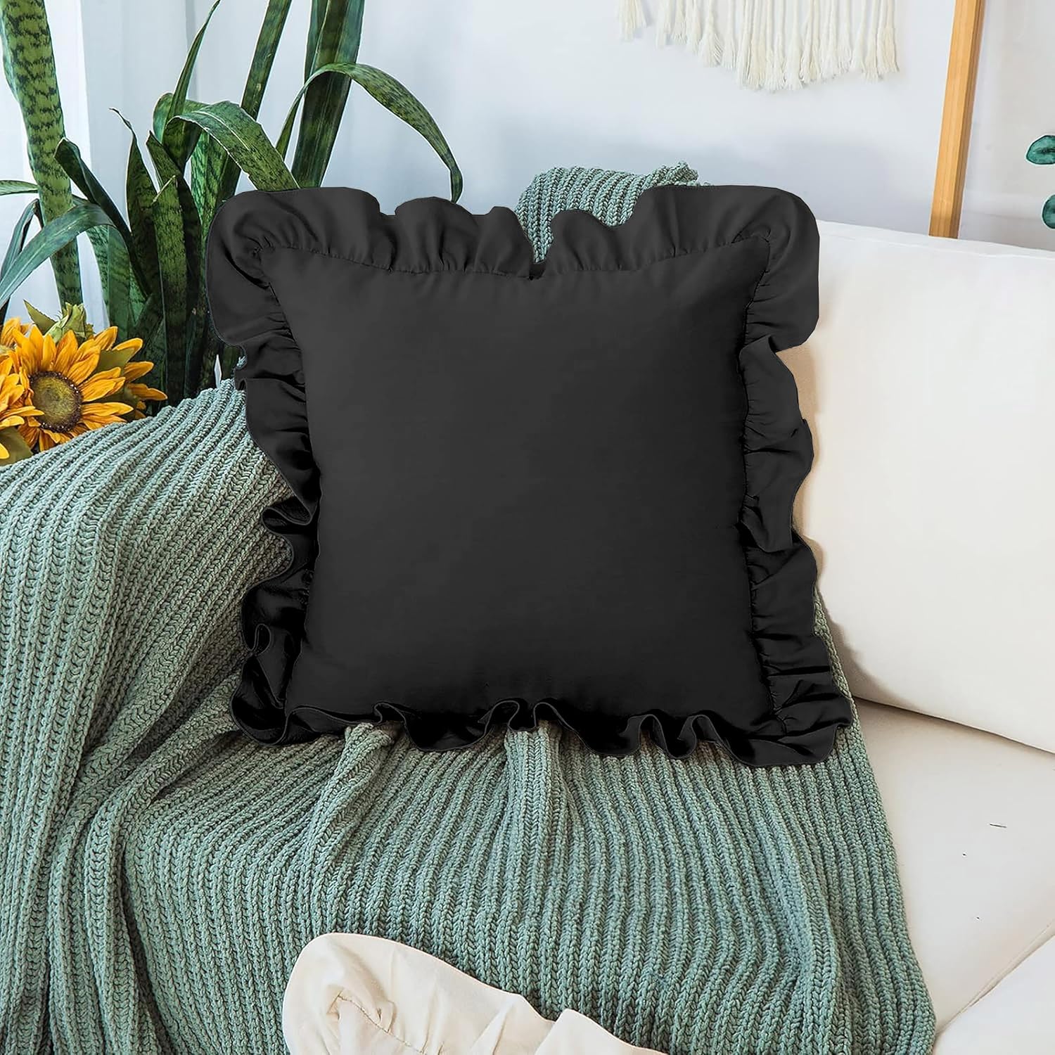 Ruffle Pillow Pack Of 2