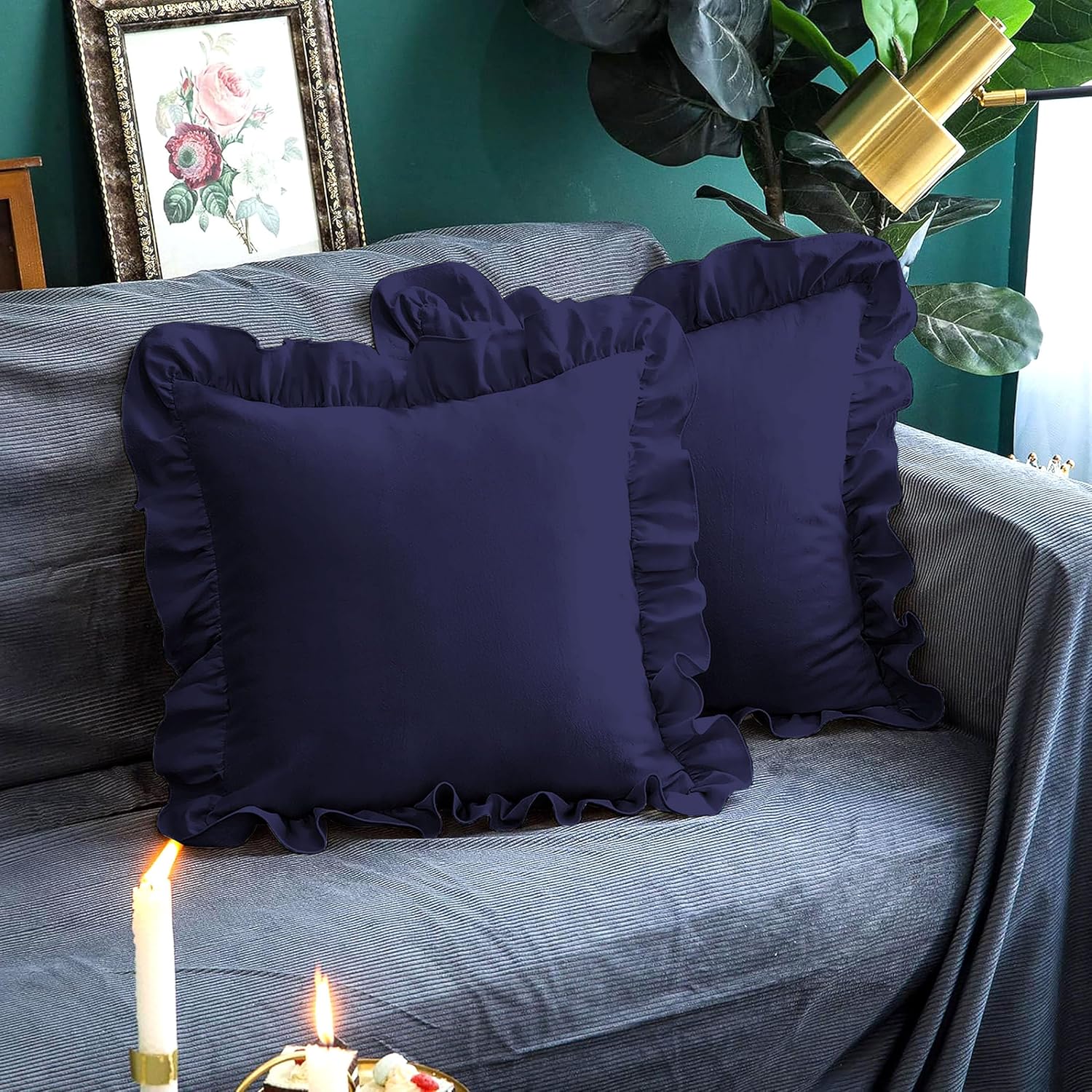 Ruffle Pillow Pack Of 2