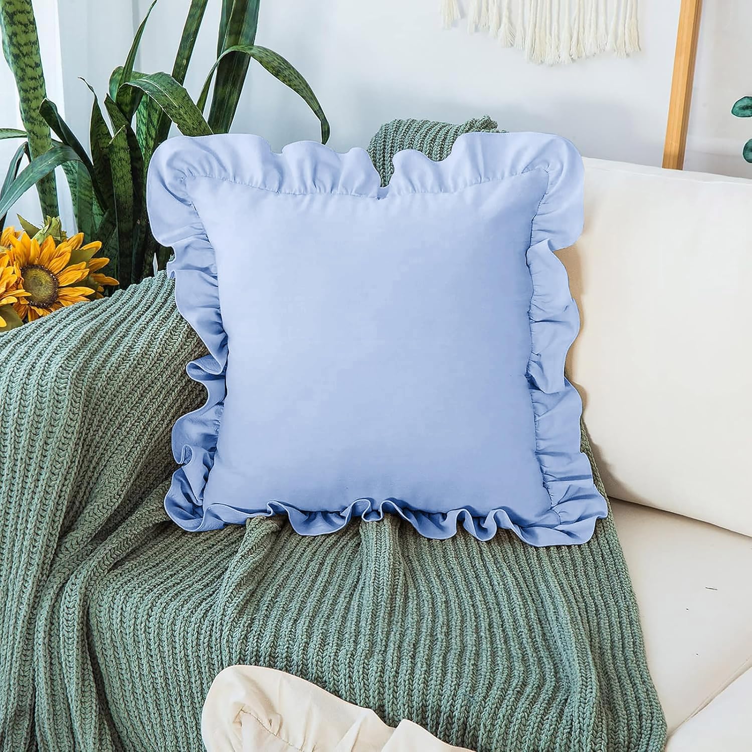 Ruffle Pillow Pack Of 2
