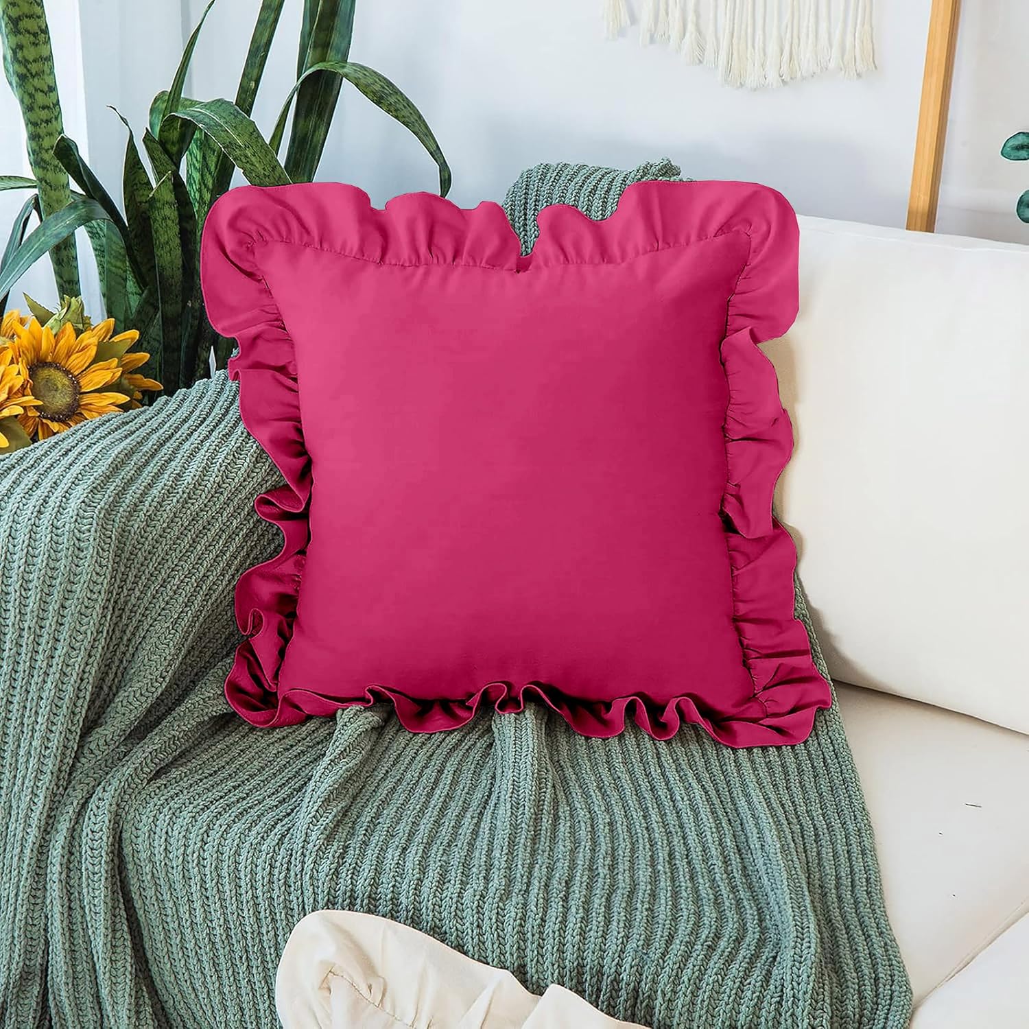 Ruffle Pillow Pack Of 2