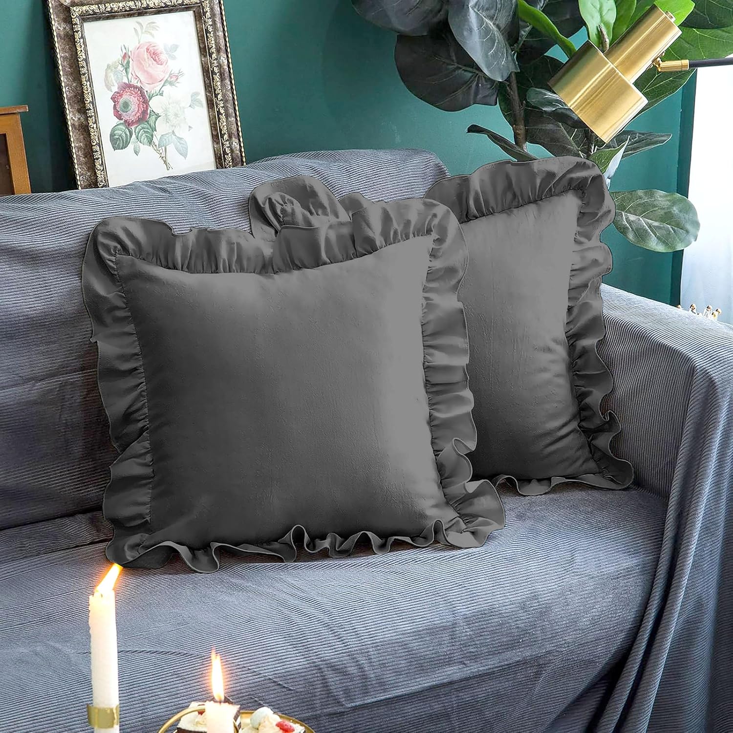 Ruffle Pillow Pack Of 2