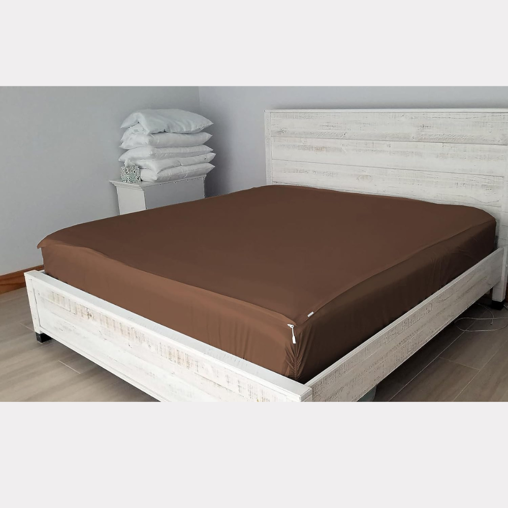 Zipper Fitted Sheet Soft Microfiber