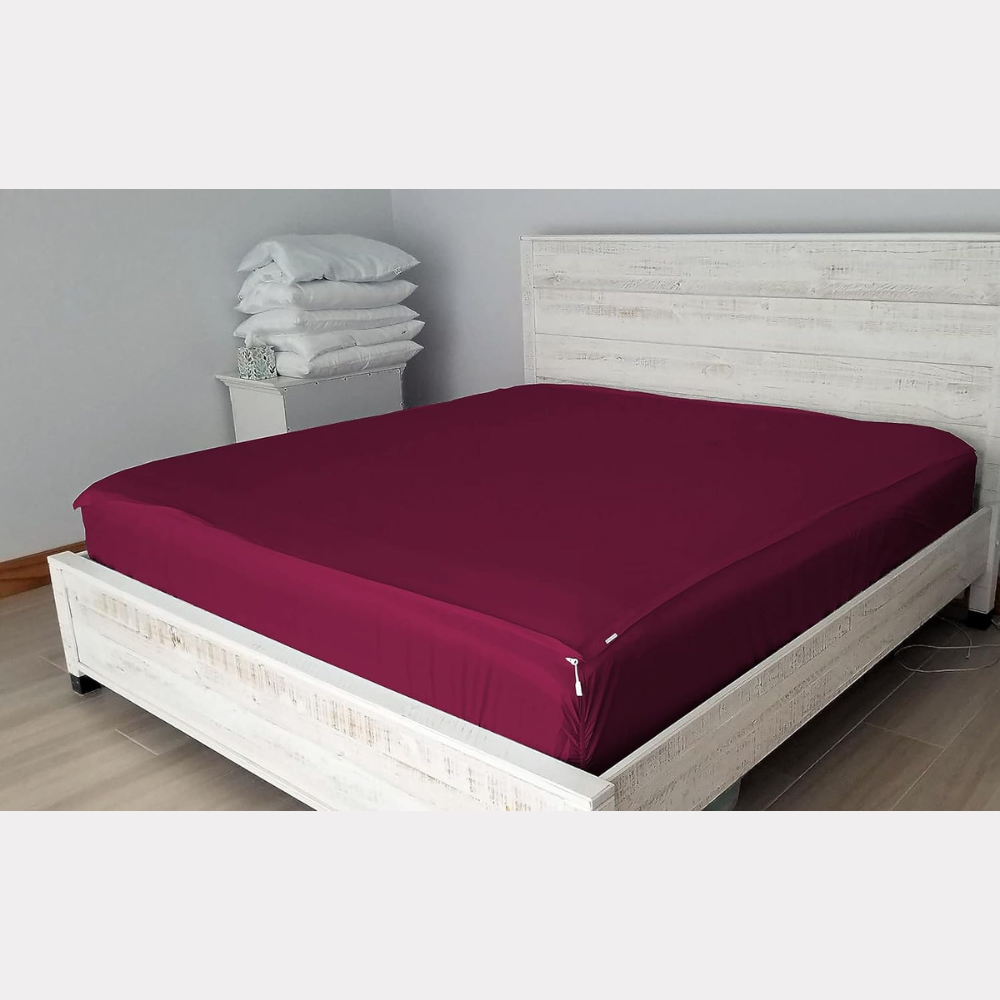 Zipper Fitted Sheet Soft Microfiber