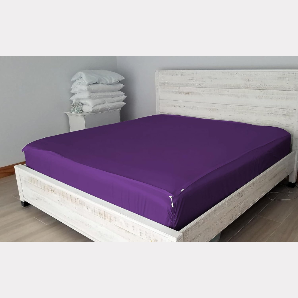 Zipper Fitted Sheet Soft Microfiber