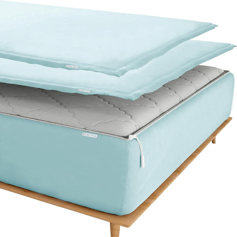 Zipper Fitted Sheet Soft Microfiber
