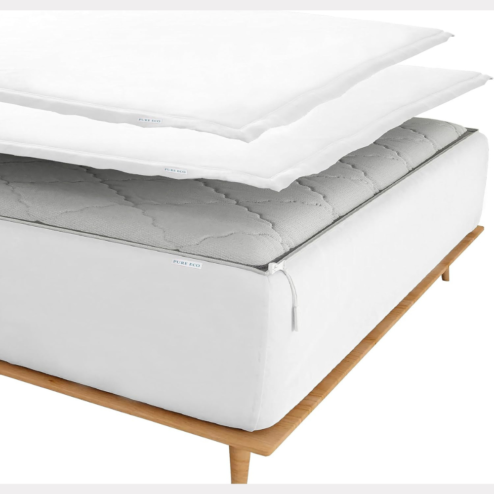 Zipper Fitted Sheet Soft Microfiber
