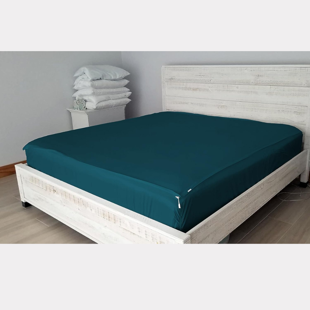 Zipper Fitted Sheet Soft Microfiber
