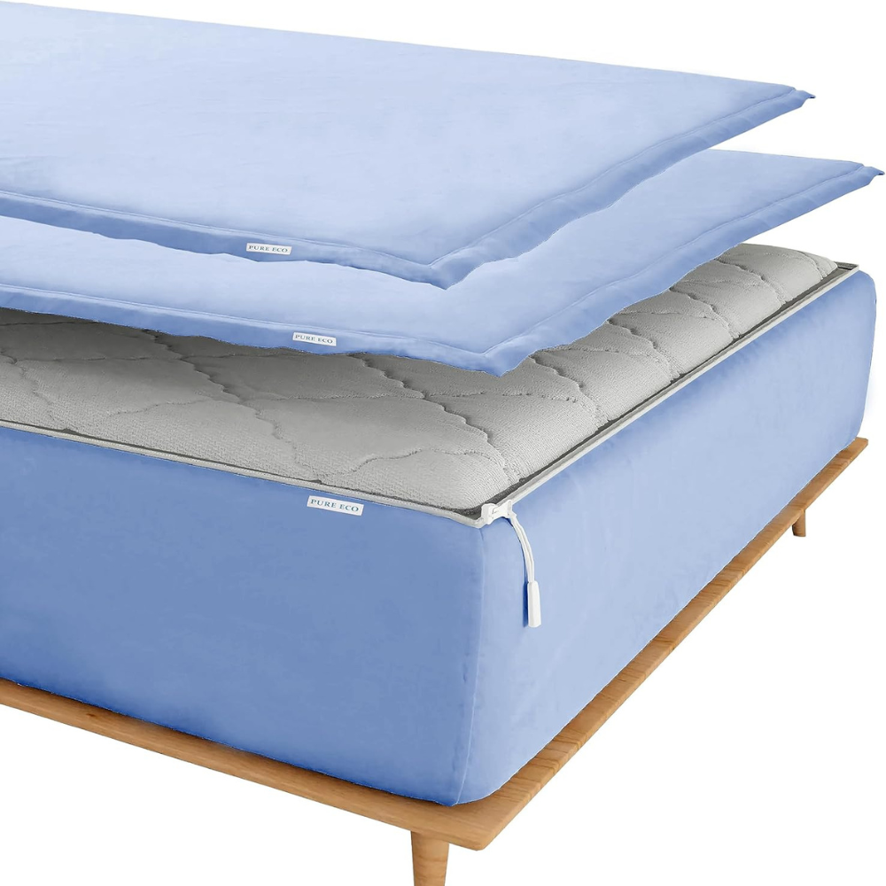 Zipper Fitted Sheet Soft Microfiber