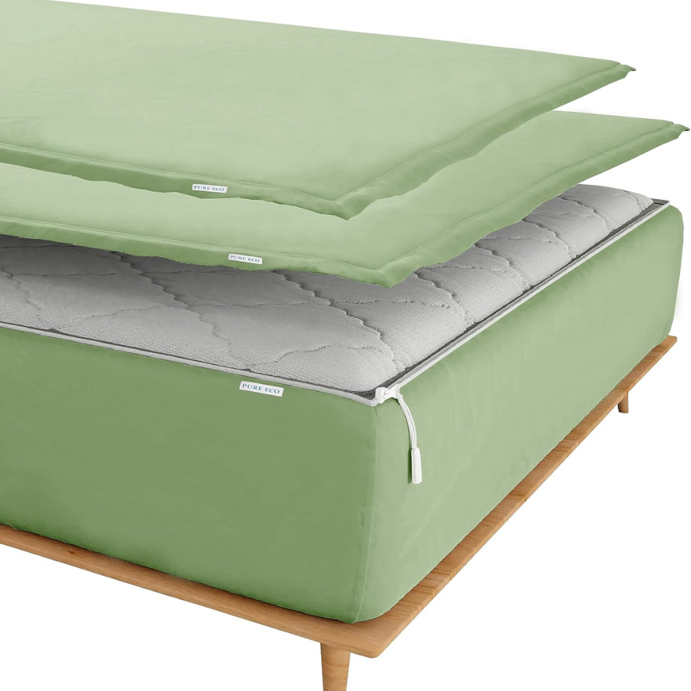 Zipper Fitted Sheet Soft Microfiber