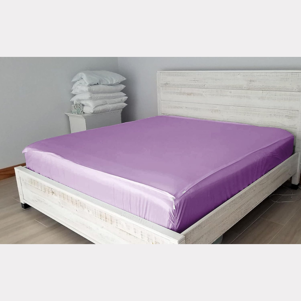 Zipper Fitted Sheet Soft Microfiber